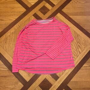 (XL) Made for Life Pink Striped Long Sleeve